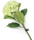 Artificial 87cm Single Stem Green Mophead Hydrangea